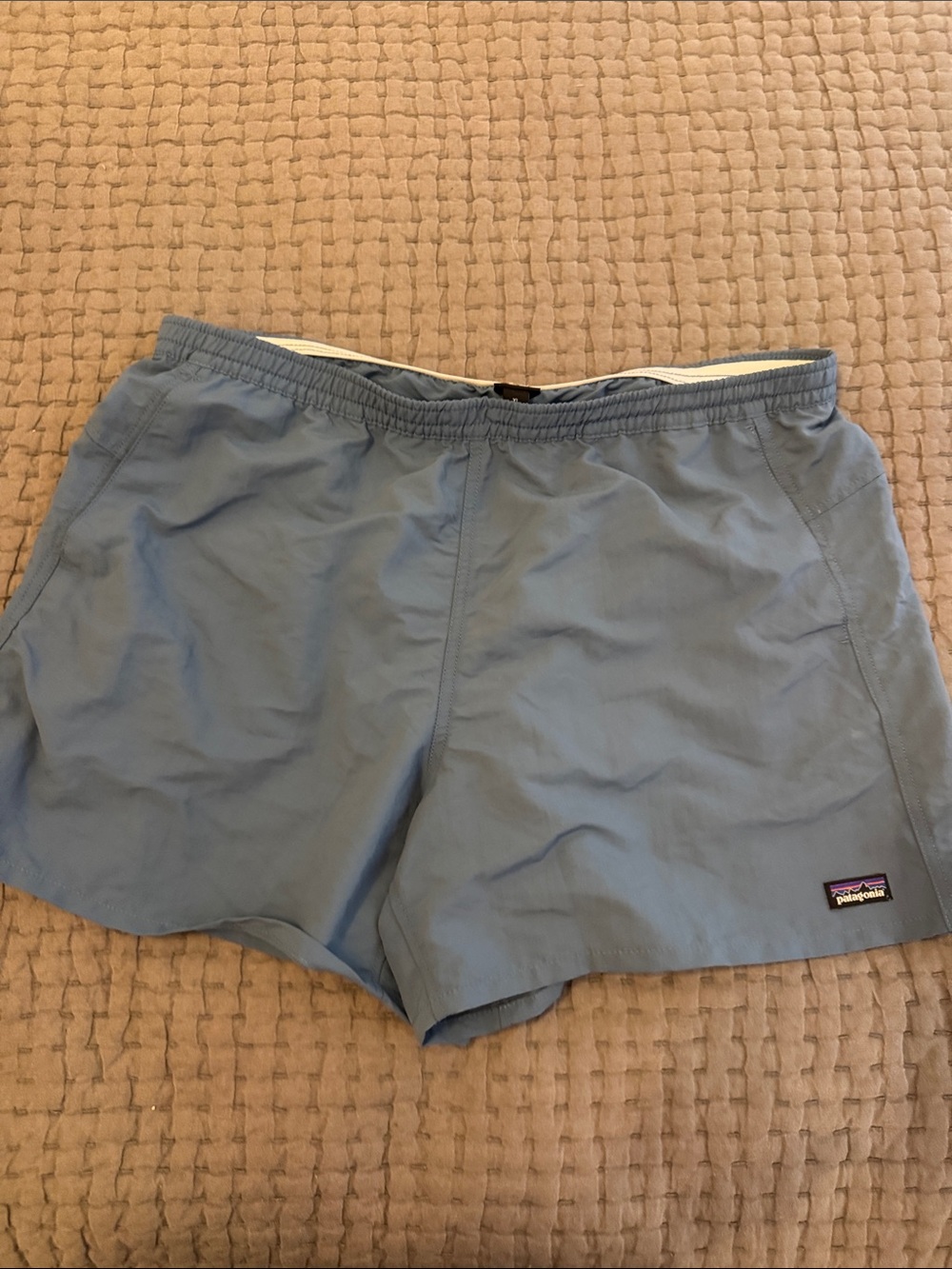 Patagonia Light Blue Men’s Swim Trunks